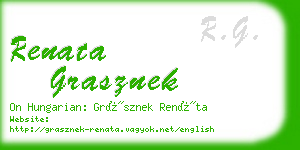 renata grasznek business card